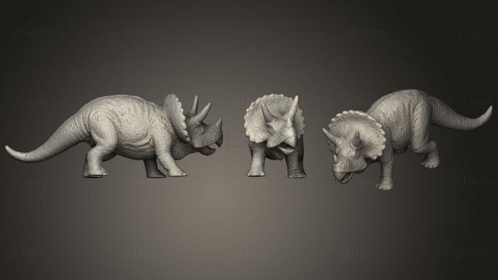 Статуэтки животных triceratops1